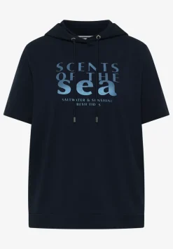 T-shirt à manches courtes avec capuche et inscriptions