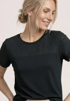 T-shirt à manches courtes effet dévoré