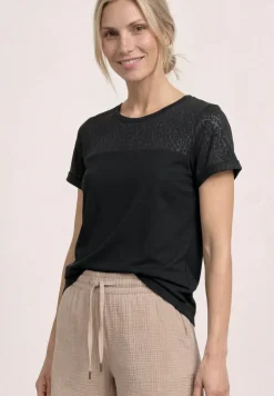 T-shirt à manches courtes effet dévoré