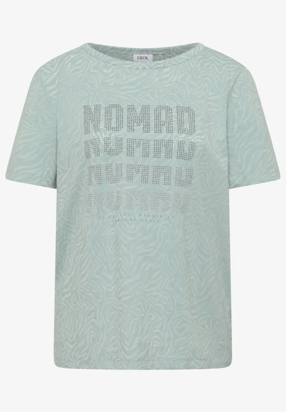 T-shirt à manches courtes en look dévoré
