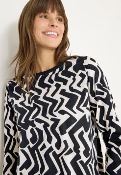 T-shirt à manches longues à motifs