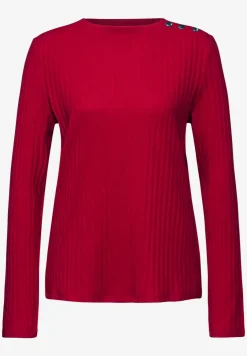 T-shirt à manches longues avec détail de boutons