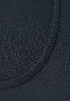 T-shirt à manches longues en couleur unie