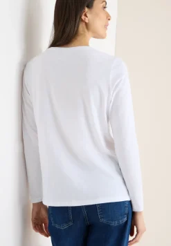 T-shirt à manches longues Split Neck