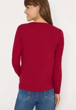 T-shirt à manches longues Split Neck