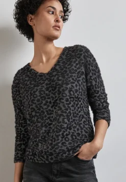 T-shirt à motif léopard
