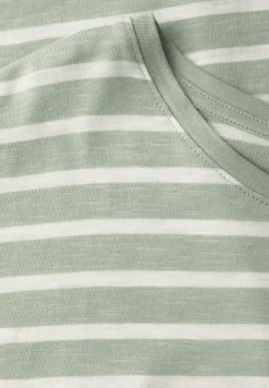 T-shirt à rayures Dropped Shoulder
