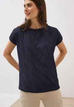 T-shirt à structure mixte