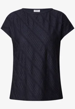 T-shirt à structure mixte