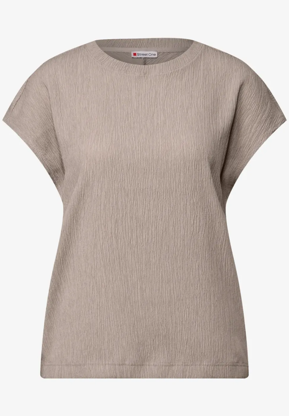 T-shirt à structure mixte
