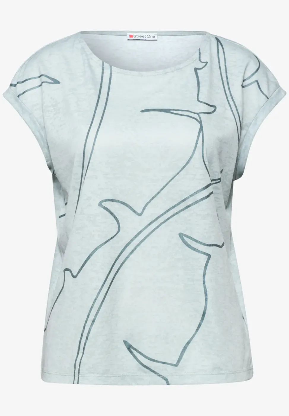 T-shirt au look dévoré