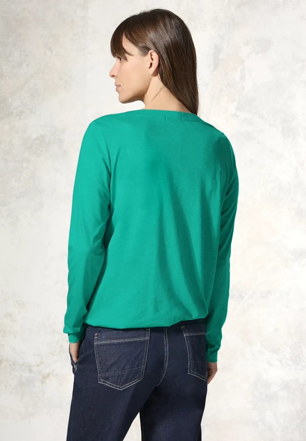 T-shirt au look mélangé