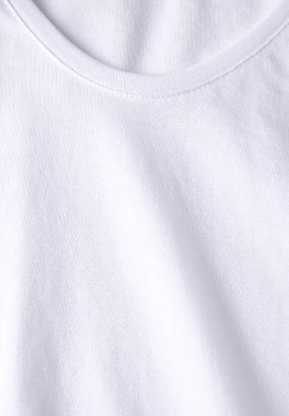 T-shirt avec col en V arrondi