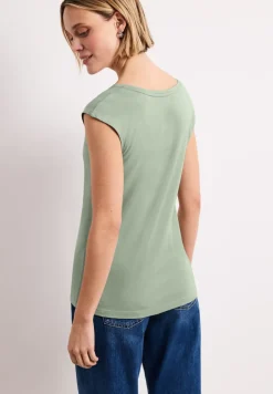 T-shirt avec détail de boutons