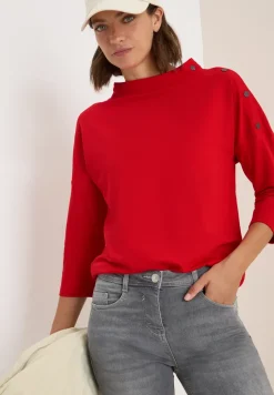 T-shirt avec détail de boutons