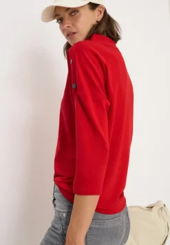 T-shirt avec détail de boutons