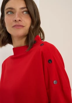 T-shirt avec détail de boutons