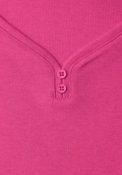 T-shirt avec détail de boutons