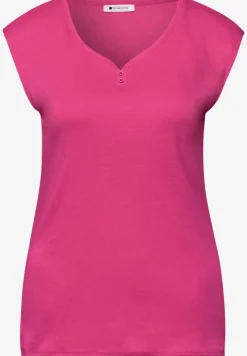 T-shirt avec détail de boutons