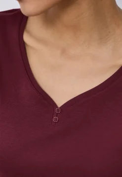 T-shirt avec détail de boutons