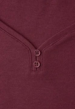T-shirt avec détail de boutons