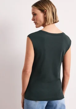 T-shirt avec détail de boutons