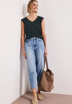 T-shirt avec détail de boutons