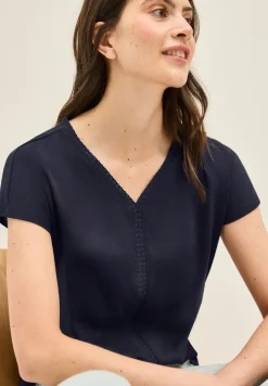 T-shirt avec détail tape