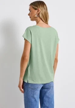 T-shirt avec détails au crochet