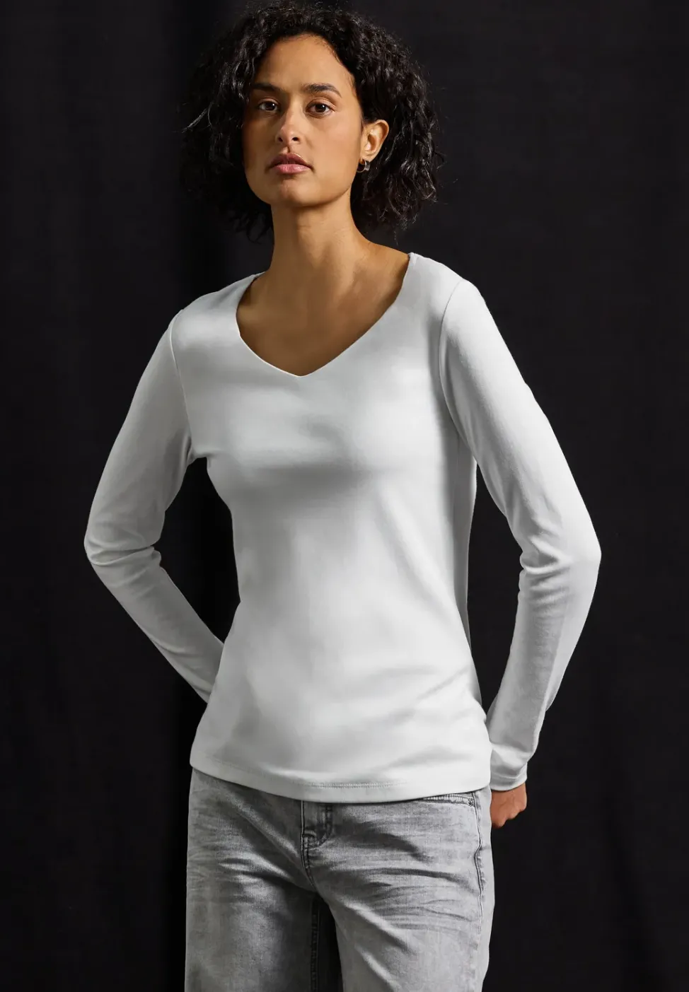 T-shirt avec encolure carrée