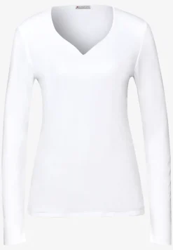 T-shirt avec encolure en cœur