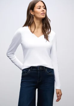 T-shirt avec encolure en cœur