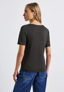 T-shirt avec encolure en cœur
