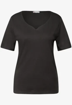 T-shirt avec encolure en cœur