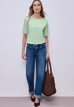 T-shirt avec encolure en U