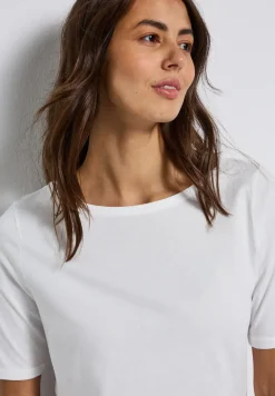 T-shirt avec encolure en U