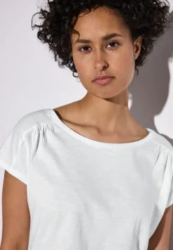 T-shirt avec fronces