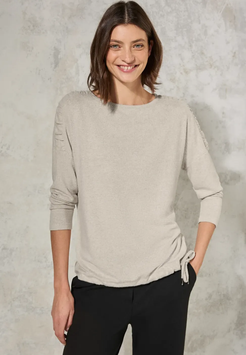 T-shirt avec fronces