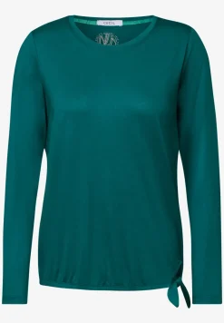 T-shirt avec nœud à l'ourlet