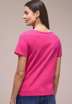 T-shirt basique à col rond avec imprimé