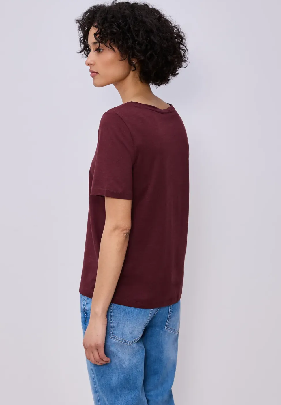 T-shirt basique à col V