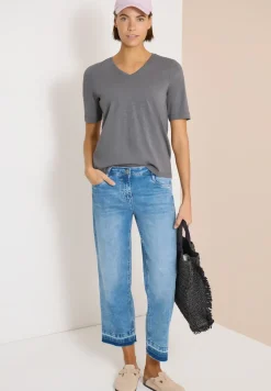 T-shirt basique à col V