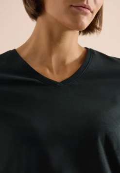 T-shirt basique à col V