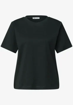 T-shirt basique à la coupe raccourcie