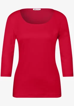 T-shirt basique à manches 3/4