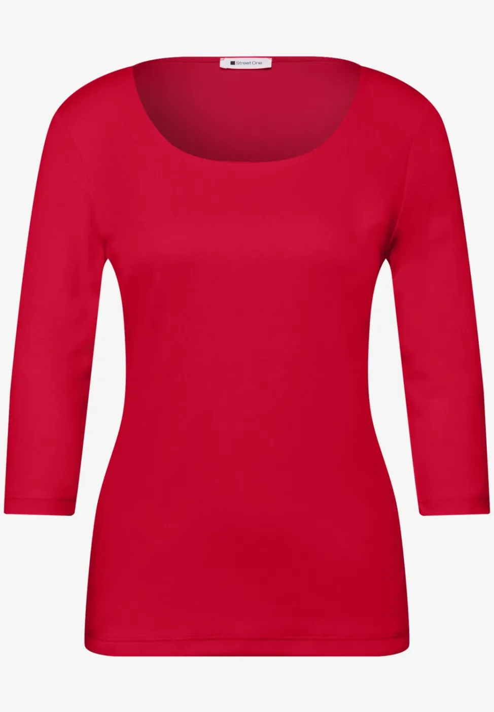 T-shirt basique à manches 3/4
