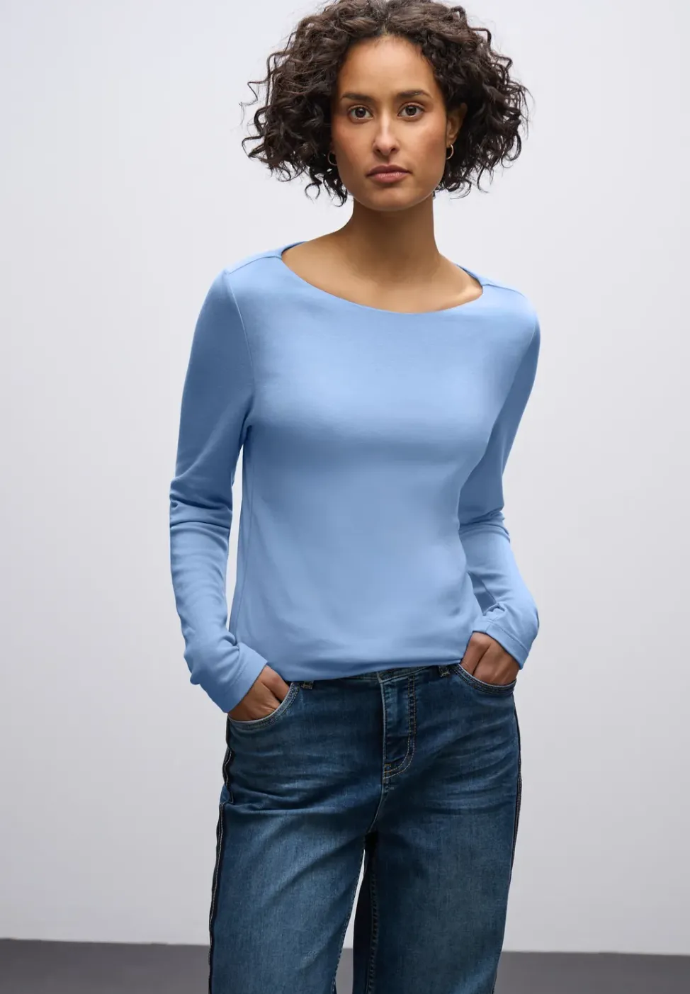 T-shirt basique à manches longues