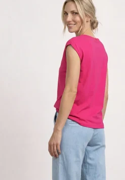 T-shirt basique avec col bateau