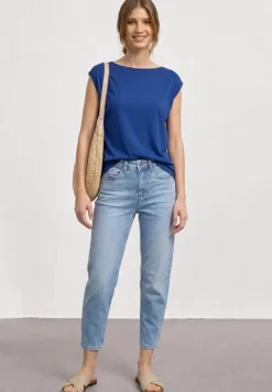 T-shirt basique avec col bateau