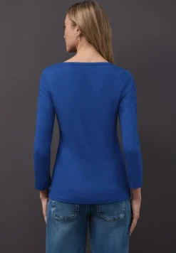 T-shirt basique avec détail de boutons